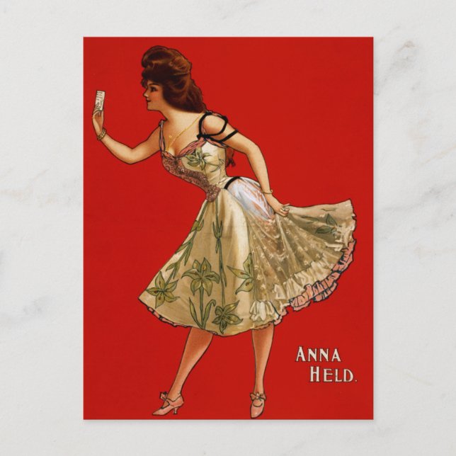 Carte Postale Anna Held (Devant)