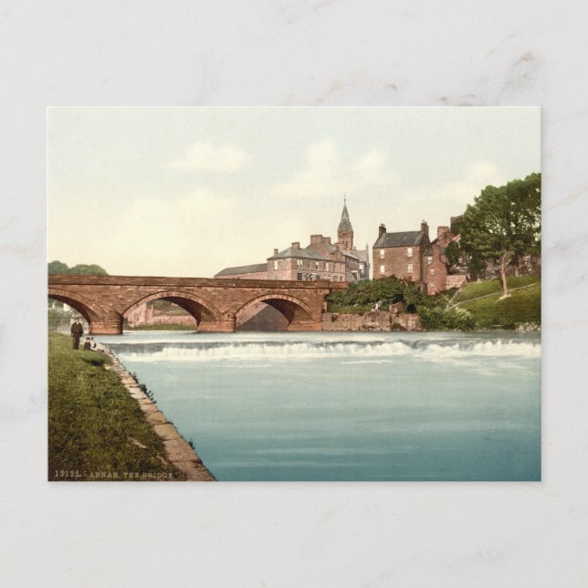 Carte Postale Annan Bridge, Dumfries et Galloway, Écosse (Devant)