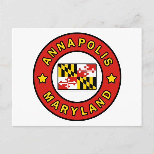 Carte Postale Annapolis Maryland (Devant)