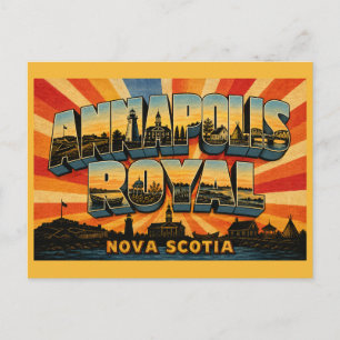 Carte Postale Annapolis Royal Nouvelle-Écosse Berceau du Canada