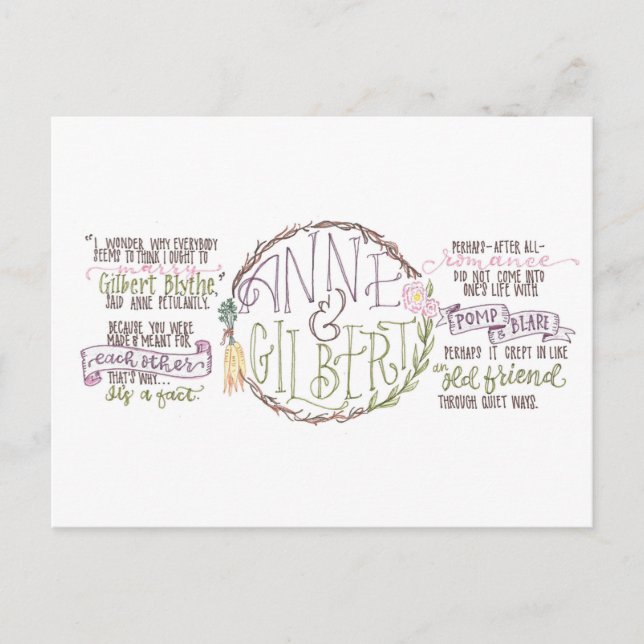 Carte Postale Anne & Gilbert (Devant)