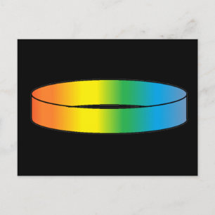 Carte Postale Anneau arc-en-ciel