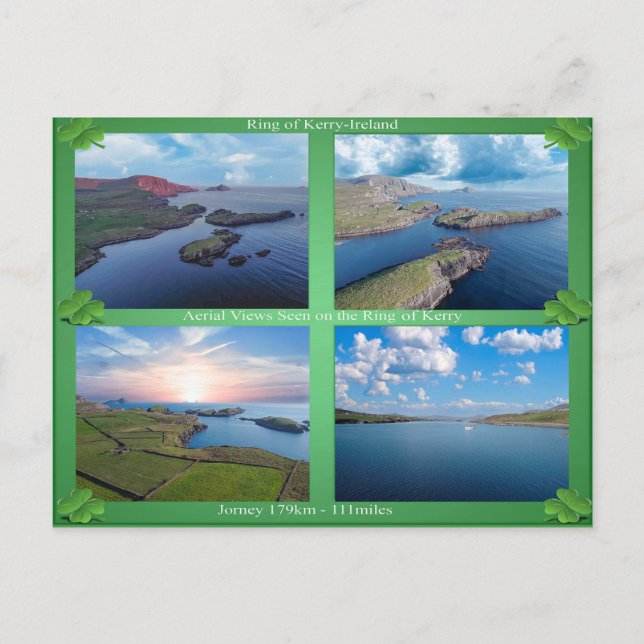 Carte Postale Anneau de Kerry (Devant)