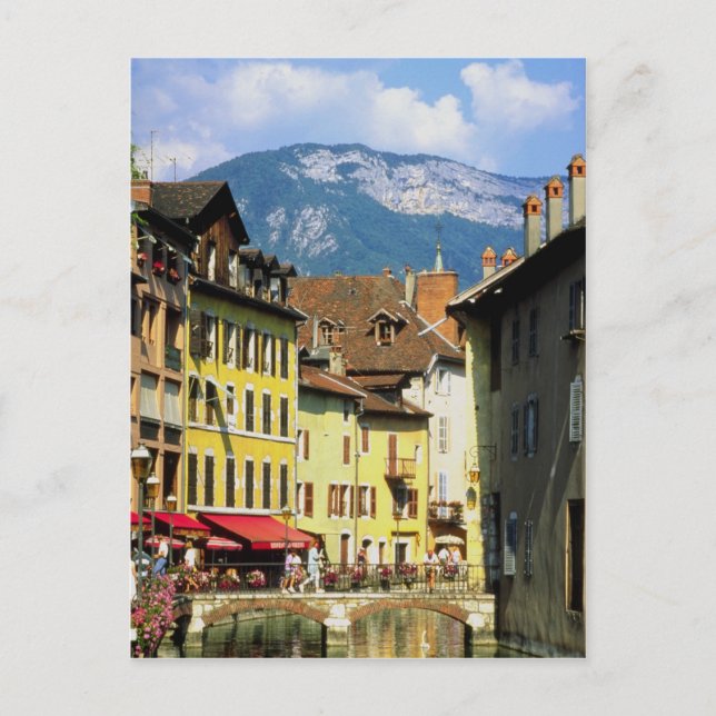 Carte Postale Annecy et Alpes en été, Savoie, France (Devant)