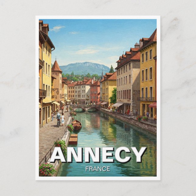 Carte Postale Annecy France (Devant)