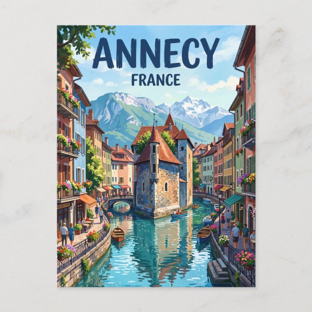 Carte Postale Annecy France (Devant)
