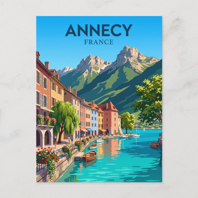 Carte Postale Annecy France (Devant)
