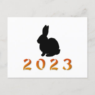 Carte Postale Année chinoise du lapin 2023