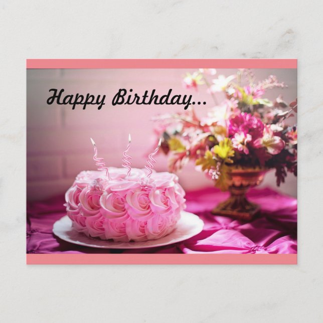 Carte Postale Anniversaire (Devant)