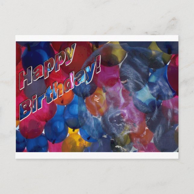 Carte Postale anniversaire (Devant)