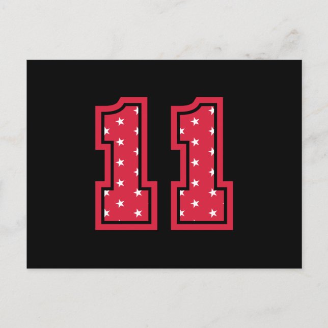 Carte Postale ANNIVERSAIRE 11 ANS 11e Anniversaire Enfants Vinta (Devant)