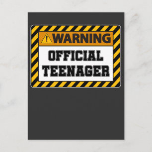 Carte Postale Anniversaire 13 Ans Treize Ans Officiel Adolescent