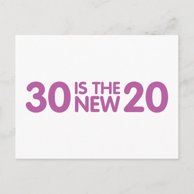 Carte Postale Anniversaire 30 ans (Devant)