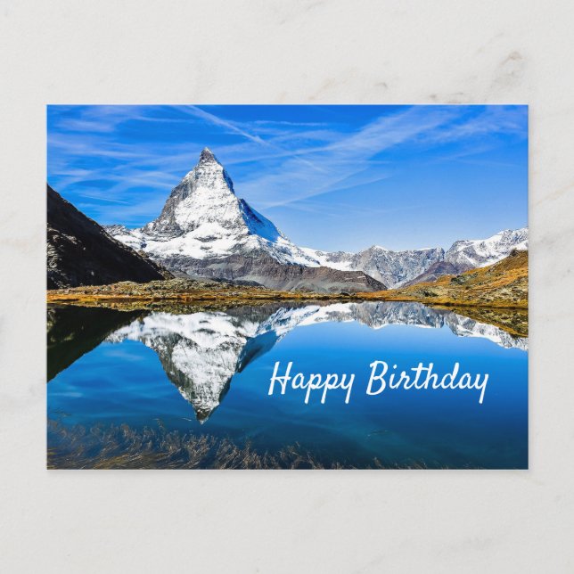 Carte Postale Anniversaire 4 du Matterhorn (Devant)