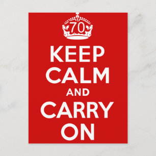 Carte Postale Anniversaire 70 ans