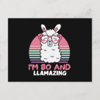 Anniversaire 80 ans Llamazing Lama 80 ans