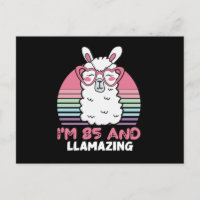 Anniversaire 85 ans Llamazing Lama Cadeau d'annive