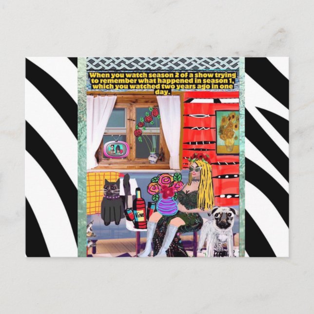 Carte postale-anniversaire Carte postale (Devant)