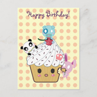 Carte Postale Anniversaire Cupcake Attaque !