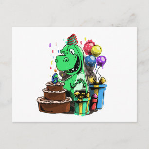 Carte Postale Anniversaire de Dinosaur 6