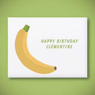 Carte Postale Anniversaire de la banane