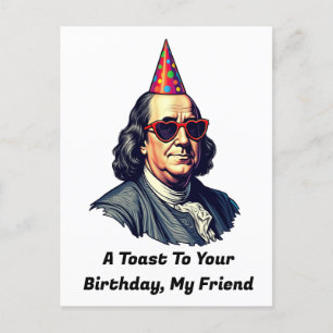 Carte Postale Anniversaire de la fête de Franklin