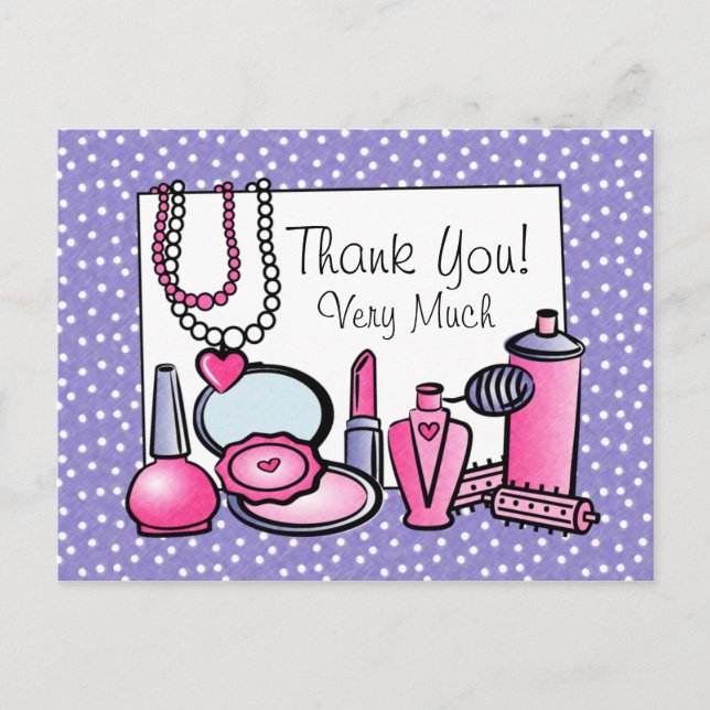 Carte Postale Anniversaire de la fille glamour (pd) (Devant)