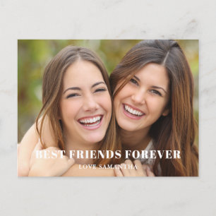 Carte postale Anniversaire de la photo Best Friend