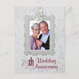 Carte Postale Anniversaire de l'argent