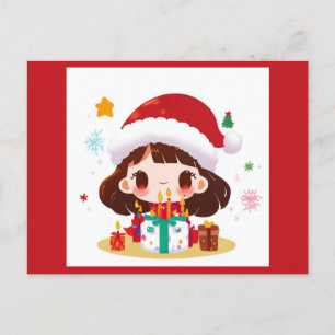 Carte Postale Anniversaire de Noël 2