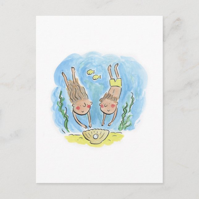 Carte Postale Anniversaire de perle (Devant)