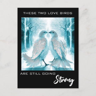 Carte Postale *~* ANNIVERSAIRE DE PHOTO AP54 Inséparables absent