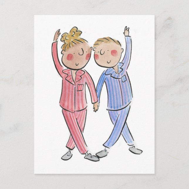 Carte Postale Anniversaire de soie (Devant)