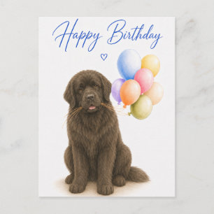 Carte Postale Anniversaire de Terre-Neuve