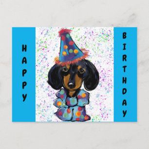 Carte Postale Anniversaire Doxie