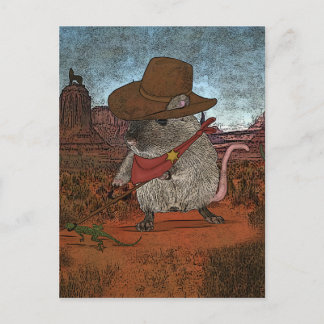 Carte Postale Anniversaire drôle de Cowboy