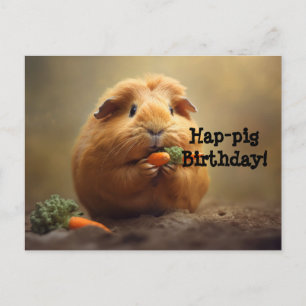 Carte Postale Anniversaire du cochon de lait !