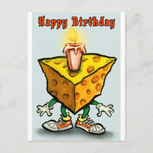 Carte Postale Anniversaire du fromage
