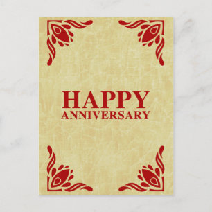 Carte Postale anniversaire heureux