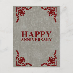 Carte Postale anniversaire heureux