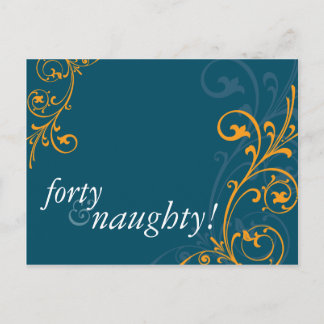 Carte Postale ANNIVERSAIRE INVITATION :: fabuleux 4