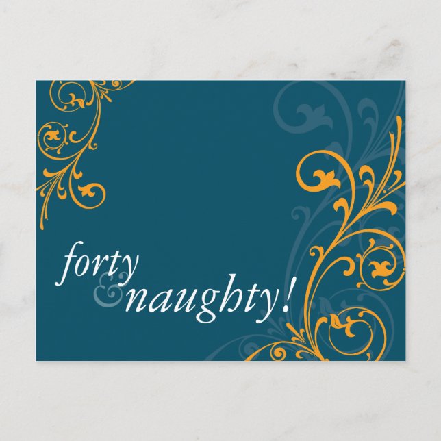 Carte Postale ANNIVERSAIRE INVITATION :: fabuleux 4 (Devant)