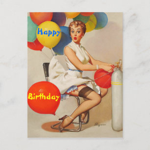 Carte Postale anniversaire, joyeux anniversaire