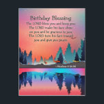 Carte Postale Anniversaire numéros de bénédiction 6:24 Le Seigne<br><div class="desc">Citation inspirante Anniversaire La carte postale de la Bénédiction représente une scène lacustre hivernale avec des animaux des bois, des flocons de neige et un beau coucher de soleil. La carte comporte la Bible Verse Numéros 6:24-26 : "L'Eternel vous bénit et vous garde; L'Eternel vous fait briller le visage et...</div>