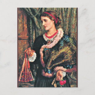 Carte Postale Anniversaire, peinture vintage