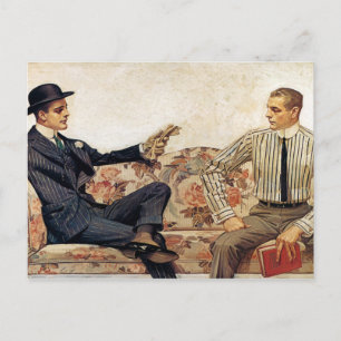 Carte Postale Annonce de Arrow Collar, 1912 par Leyendecker