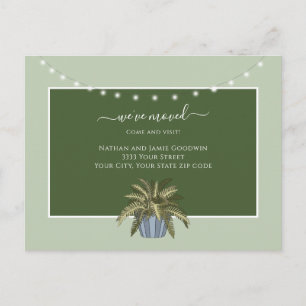 Carte Postale Annonce de changement d'adresse de nouvelle maison