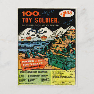 Carte Postale Annonce de commande par la poste des soldats vinta
