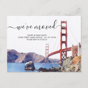 Carte Postale Annonce de déménagement à San Francisco nouvelle a