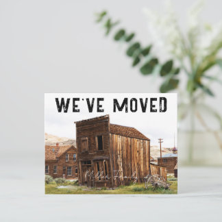 Carte Postale Annonce de déménagement Nouvelle adresse Nous avon